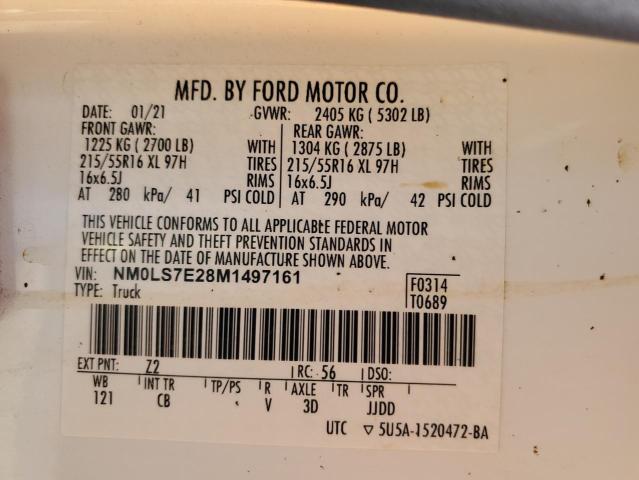 2021 FORD TRANSIT CO #3303002632