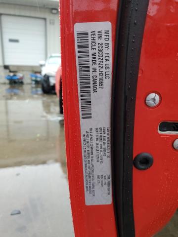 2020 DODGE CHALLENGER 2C3CDZFJ2LH210657