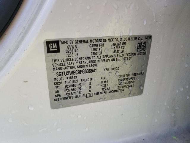 2015 GMC SIERRA K1500 DENALI 3GTU2WEC9FG336641