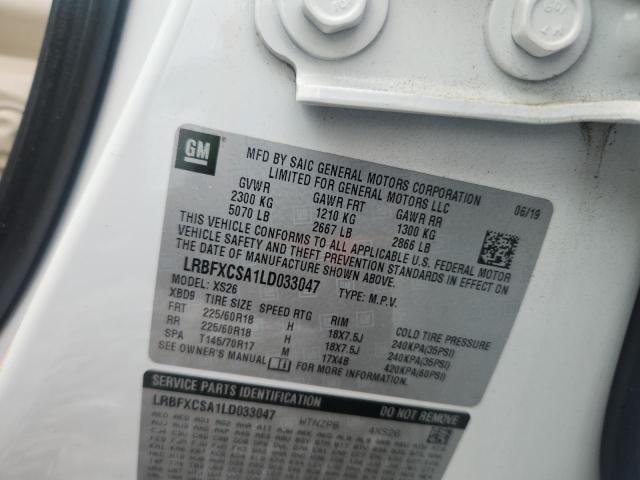 2020 BUICK ENVISION LRBFXCSA1LD033047