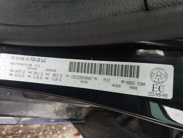 2016 CHRYSLER 200 C - 1C3CCCCG5GN187025