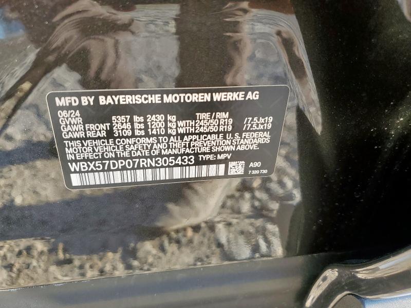 2024 BMW X3 XDRIVE3 WBX57DP07RN305433