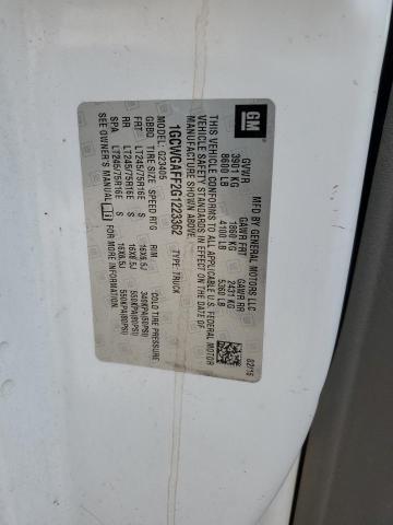 2016 CHEVROLET EXPRESS G2500 - 1GCWGAFF2G1223362