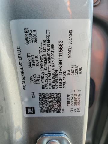 2024 CHEVROLET COLORADO Z71 1GCPTDEK9R1115663