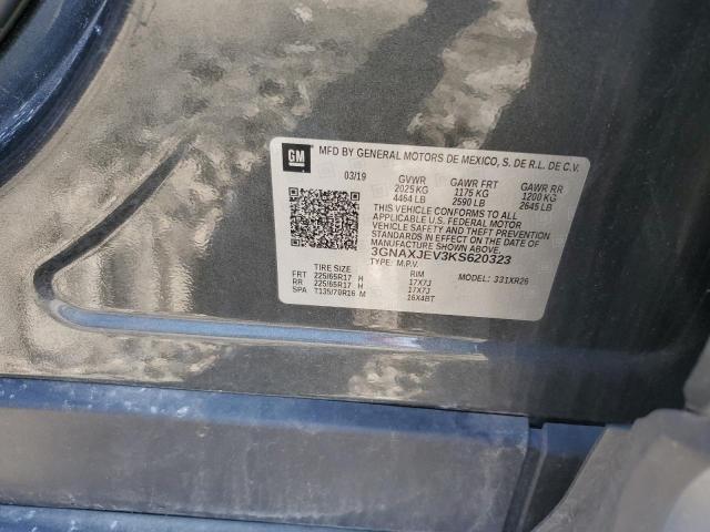 2019 CHEVROLET EQUINOX LT - 3GNAXJEV3KS620323