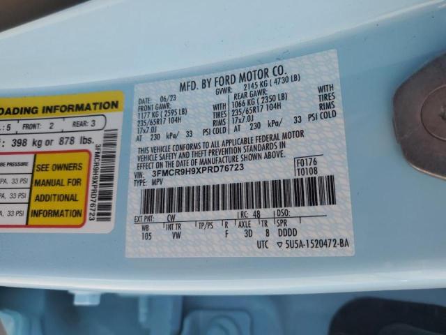 2023 FORD BRONCO SPO 3FMCR9H9XPRD76723