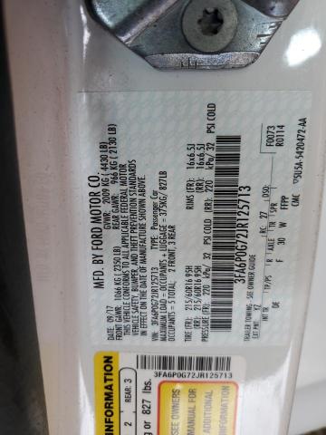 2018 FORD FUSION S - 3FA6P0G72JR125713