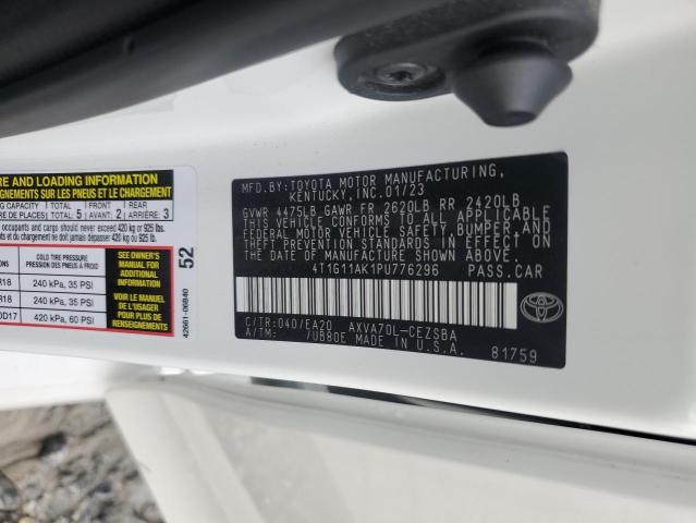 2023 TOYOTA CAMRY SE N 4T1G11AK1PU776296