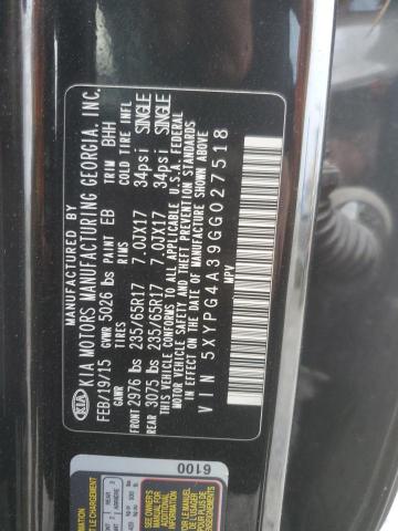 2016 KIA AMANTI 5XYPG4A39GG027518