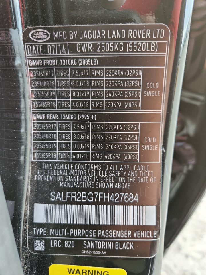 LAND ROVER LR2 BASE/HSE