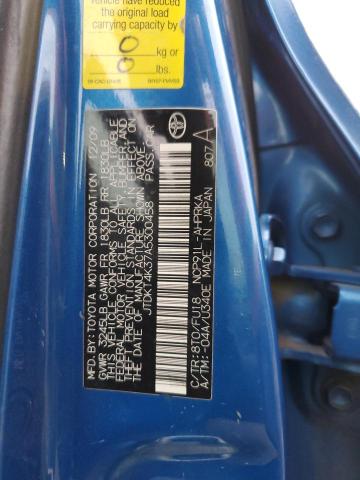 2010 TOYOTA YARIS - JTDKT4K37A5300458