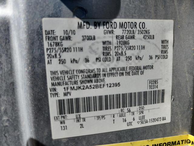 2011 FORD EXPEDITION - 1FMJK2A52BEF12395