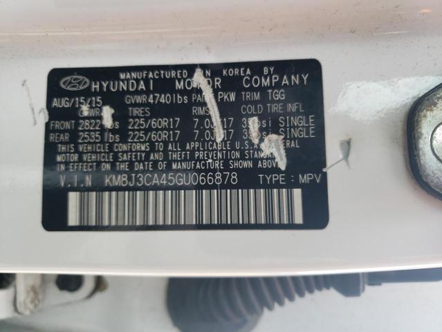 2016 HYUNDAI TUCSON LIM KM8J3CA45GU066878