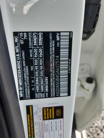 2016 MERCEDES-BENZ GLE 400 4M 4JGDA5GB4GA627514