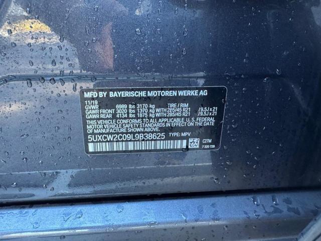 2020 BMW X7 XDRIVE4 5UXCW2C09L9B38625