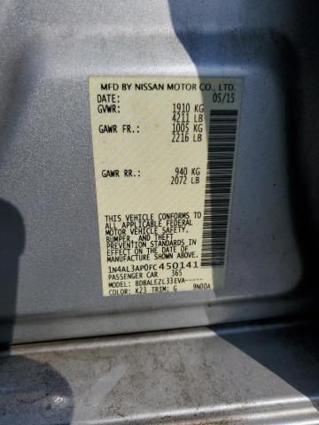 2015 NISSAN ALTIMA 1N4AL3AP0FC450141