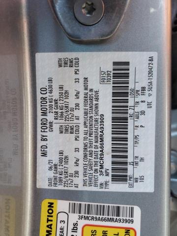 2021 FORD BRONCO SPO - 3FMCR9A66MRA93909