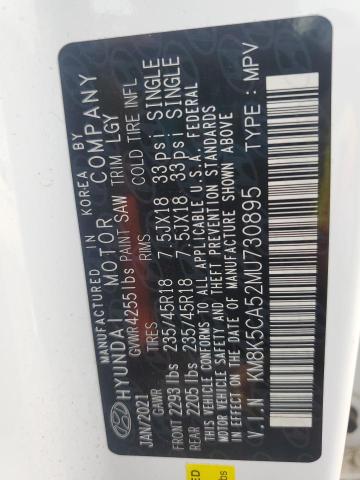 2021 HYUNDAI KONA ULTIM KM8K5CA52MU730895