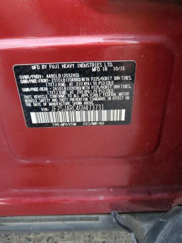 2016 SUBARU FORESTER 2.5I LIMITED JF2SJARC4GH473731