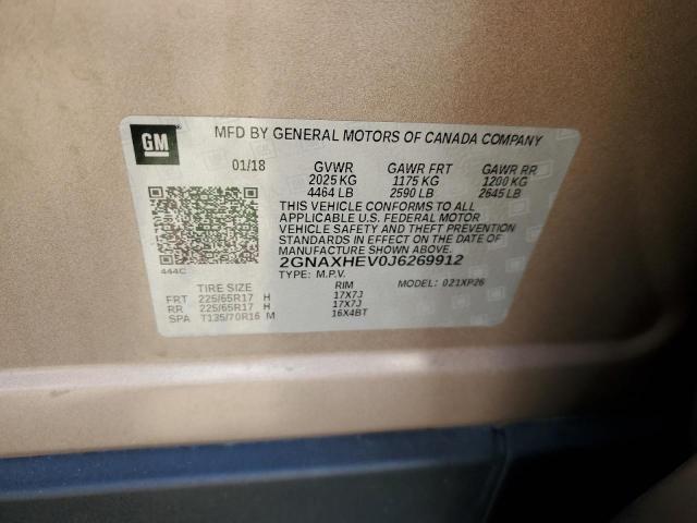 2018 CHEVROLET EQUINOX LS - 2GNAXHEV0J6269912