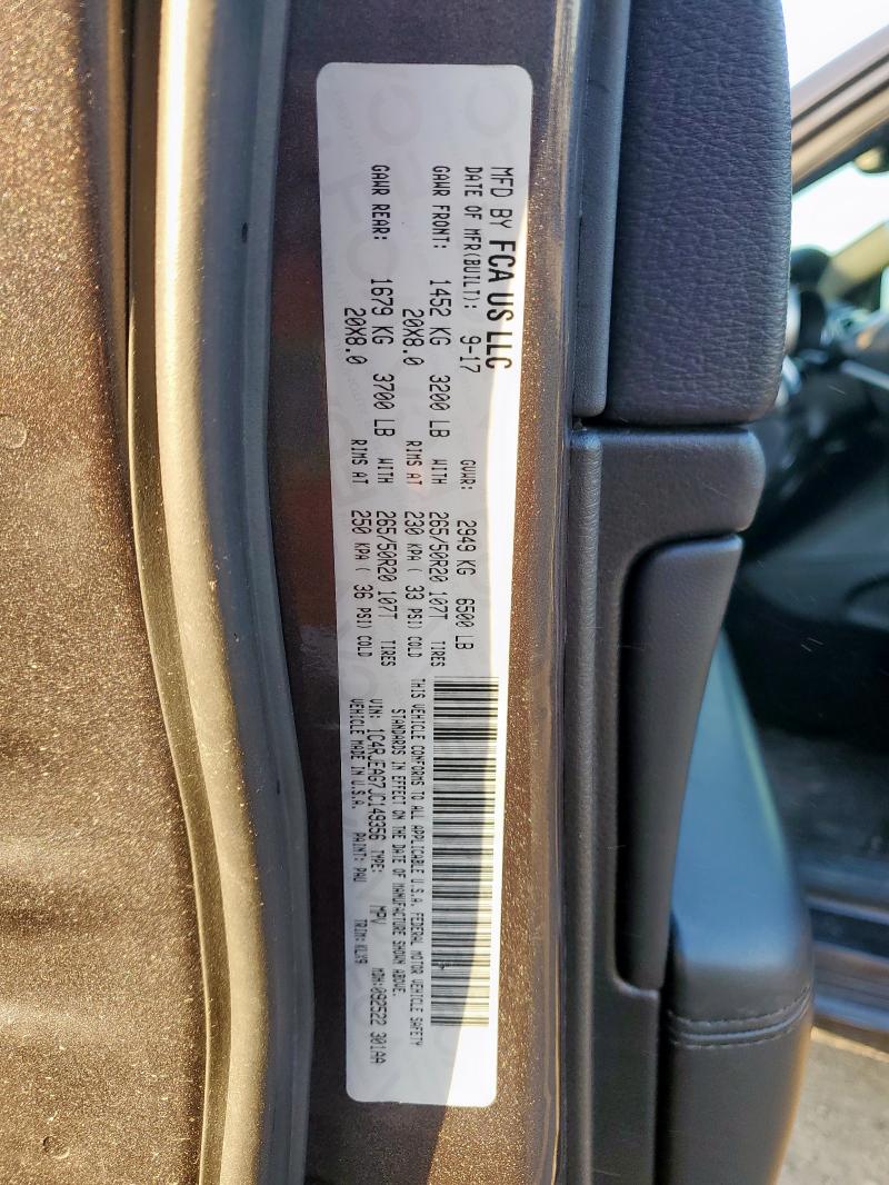 2018 JEEP GRAND CHER - 1C4RJEAG7JC149356