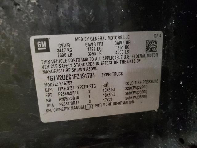 2015 GMC SIERRA K15 #3282517866