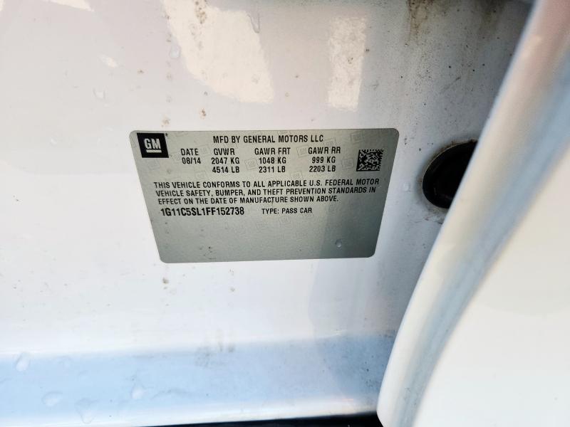 2015 CHEVROLET MALIBU LT - 1G11C5SL1FF152738