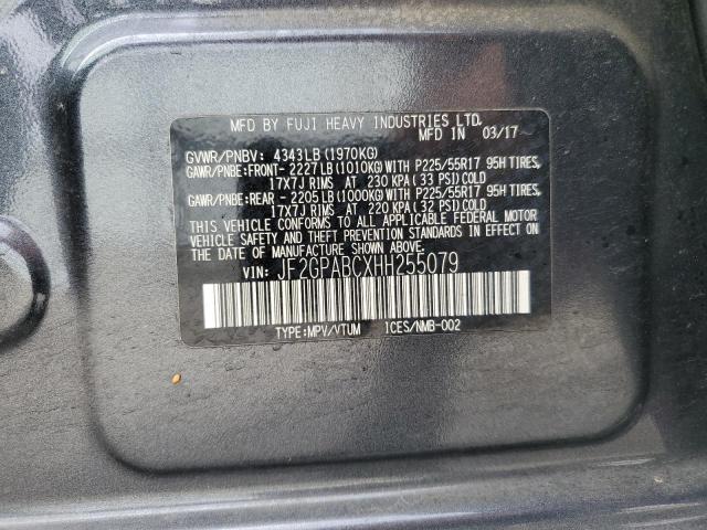 2017 SUBARU CROSSTREK - JF2GPABCXHH255079
