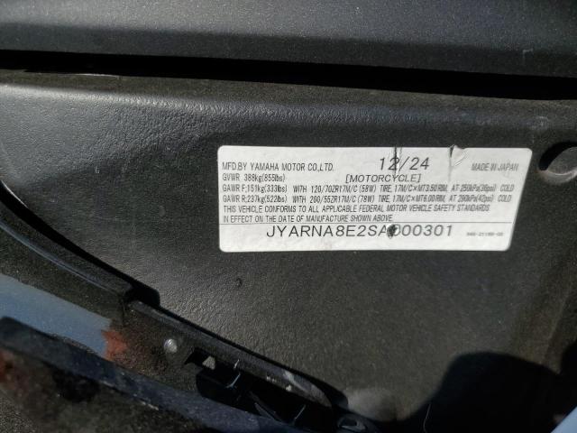 2025 YAMAHA YZF1000 D JYARNA8E2SA000301