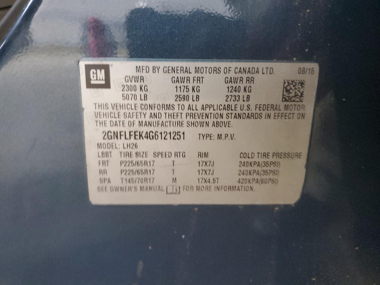 CHEVROLET EQUINOX LT