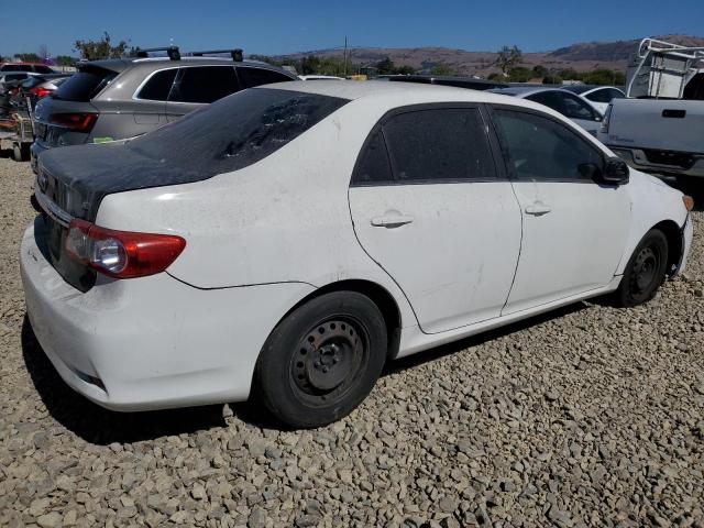 TOYOTA COROLLA BA 2013 white sedan 4d gas 2T1BU4EE7DC055744 photo #4