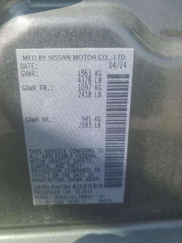 2024 NISSAN ALTIMA SV 1N4BL4DV2RN409989