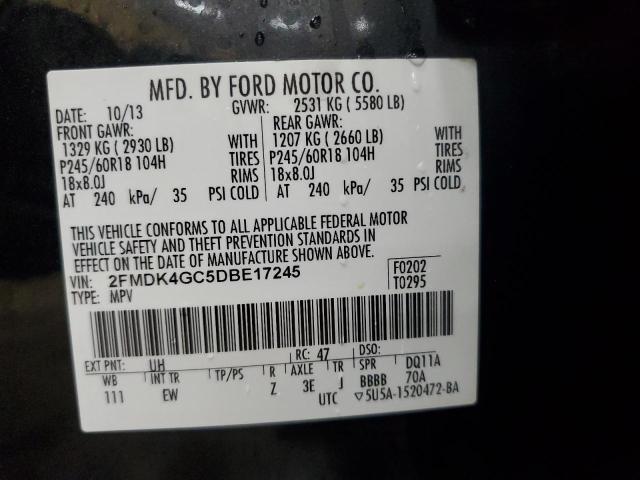 2013 FORD EDGE SE - 2FMDK4GC5DBE17245