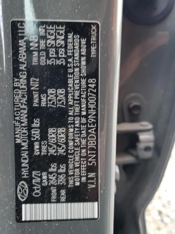 2022 HYUNDAI SANTA CRUZ 5NTJBDAE9NH007248