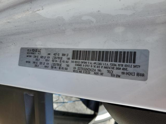 2017 RAM PROMASTER 2500 2500 HIGH 3C6TRVDG2HE541214