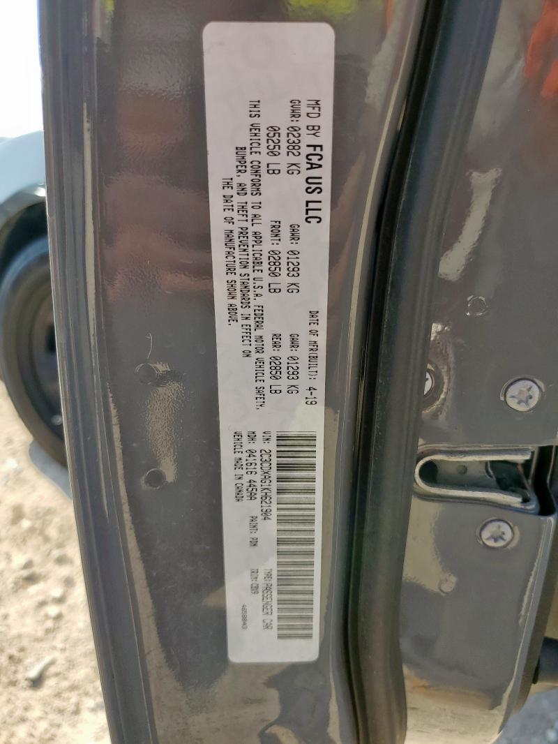 2019 DODGE CHARGER PO 2C3CDXAG1KH621904