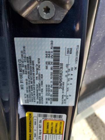 2018 FORD FUSION SE 3FA6P0HD9JR272650