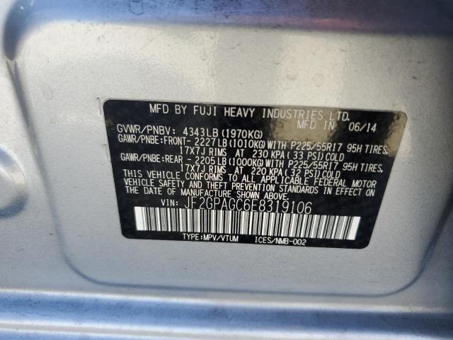 2014 SUBARU XV CROSSTR - JF2GPAGC6E8319106