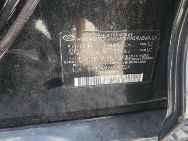 2015 HYUNDAI SONATA SE 5NPE24AF8FH063224