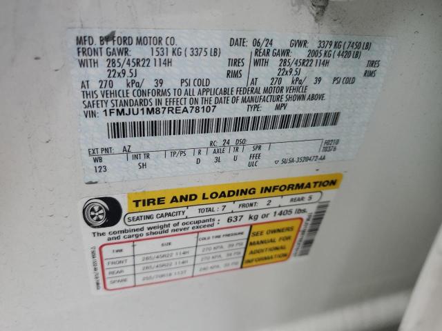 2024 FORD EXPEDITION PLATINUM 1FMJU1M87REA78107