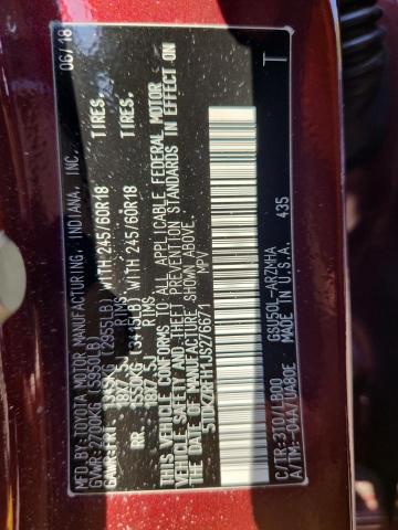 2018 TOYOTA HIGHLANDER SE 5TDKZRFH1JS276671