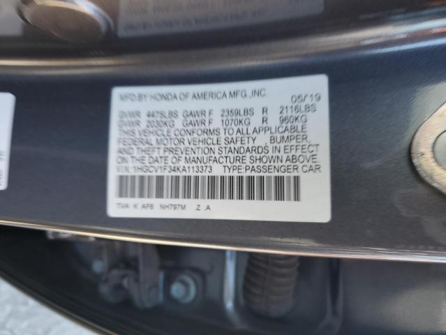 2019 HONDA ACCORD SPO 1HGCV1F34KA113373