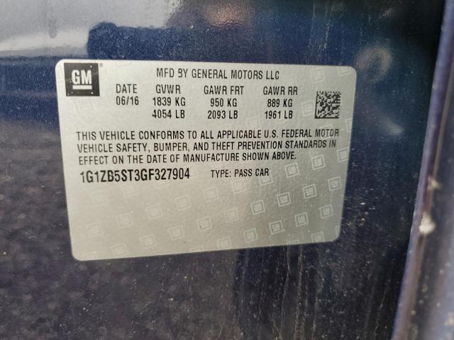 2016 CHEVROLET MALIBU LS - 1G1ZB5ST3GF327904