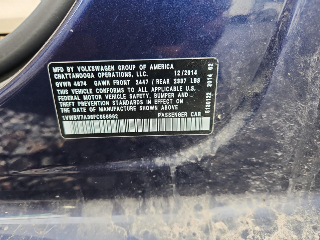 VOLKSWAGEN PASSAT SE