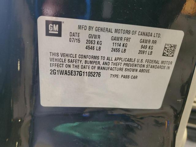 2016 CHEVROLET IMPALA LIM 2G1WA5E37G1105276