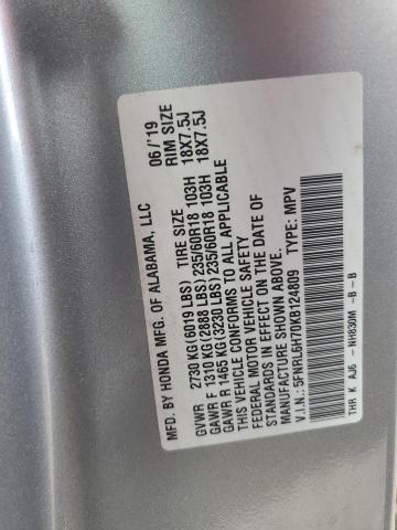 2019 HONDA ODYSSEY EX 5FNRL6H70KB124809