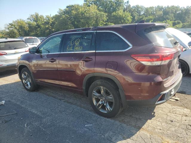 2017 TOYOTA HIGHLANDER HYBRID LIMITED 5TDDGRFH4HS034062
