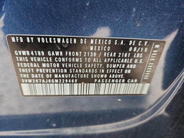 2016 VOLKSWAGEN JETTA S 3VW267AJ6GM229469