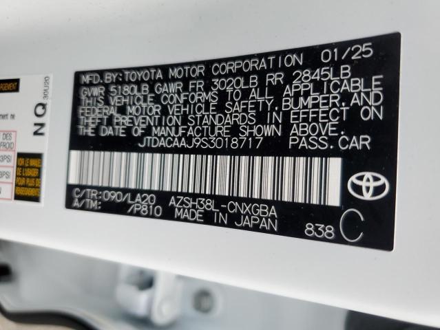 2025 TOYOTA CROWN SIGN JTDACAAJ9S3018717
