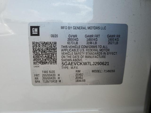 2020 BUICK ENCLAVE AV 5GAEVCKW7LJ290621